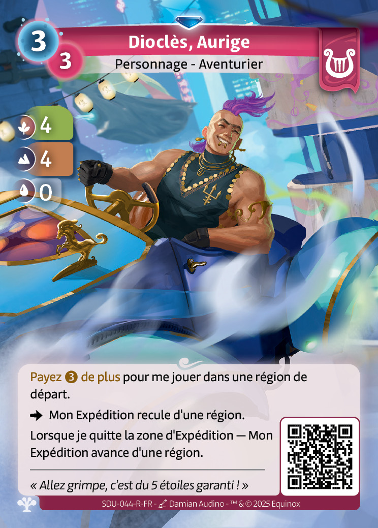 Dioclès, Aurige