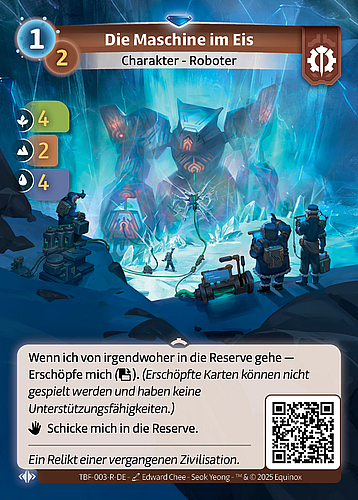 Die Maschine im Eis