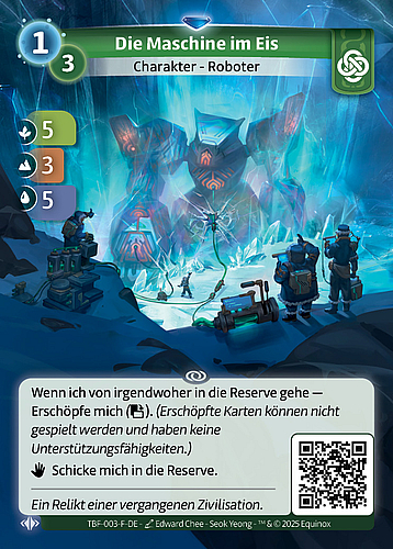 Die Maschine im Eis