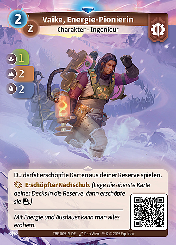 Vaike, Energie-Pionierin