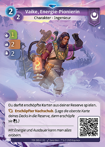 Vaike, Energie-Pionierin