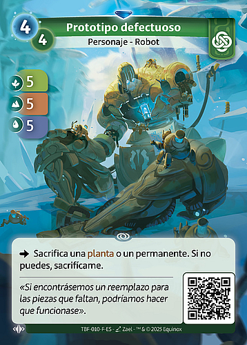 Prototipo defectuoso
