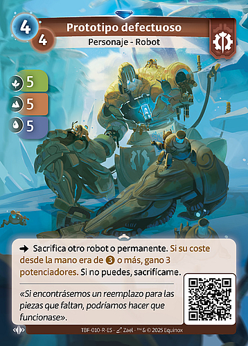 Prototipo defectuoso