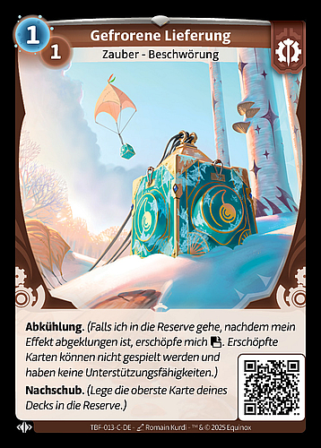 Gefrorene Lieferung