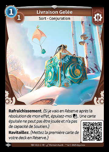 Livraison Gelée