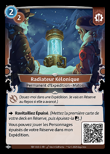 Radiateur Kélonique