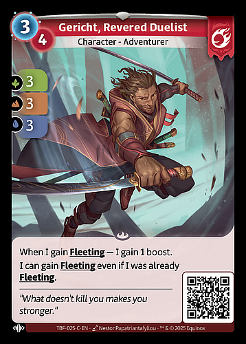 Gericht, Revered Duelist