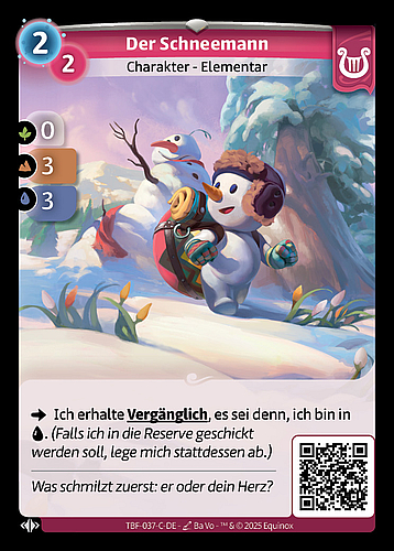 Der Schneemann