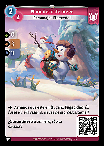 El muñeco de nieve