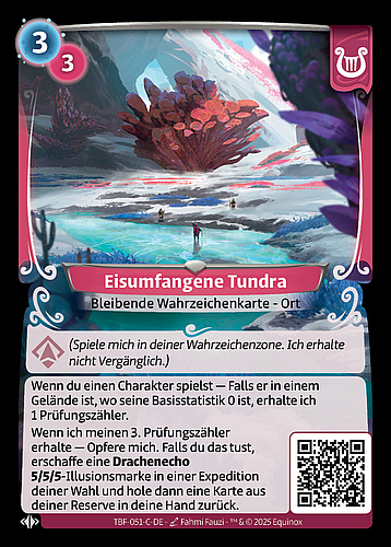 Eisumfangene Tundra