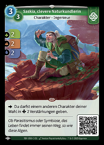 Saskia, clevere Naturkundlerin