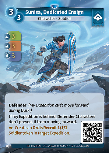 Sunisa, Dedicated Ensign