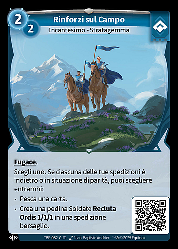 Rinforzi sul Campo