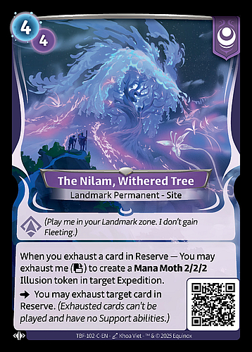 The Nilam, Withered Tree