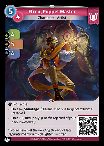 Efrén, Puppet Master