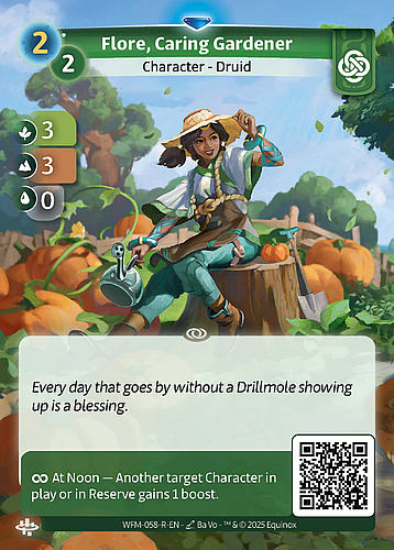 Flore, Caring Gardener