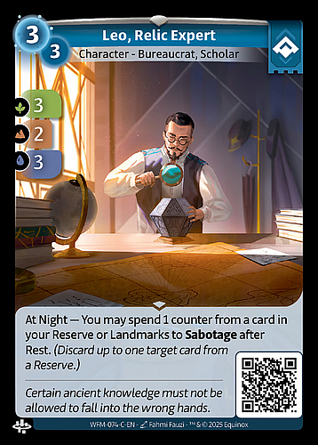 Leo, Relic Expert