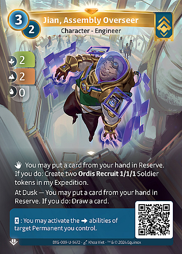 Jian, Assembly Overseer