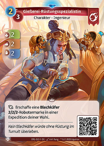 Gießerei-Rüstungsspezialistin