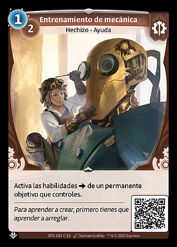 Entrenamiento de mecánica