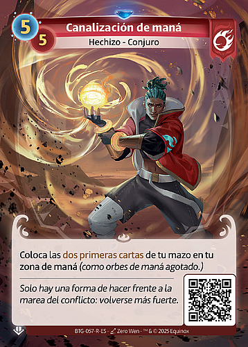 Canalización de maná