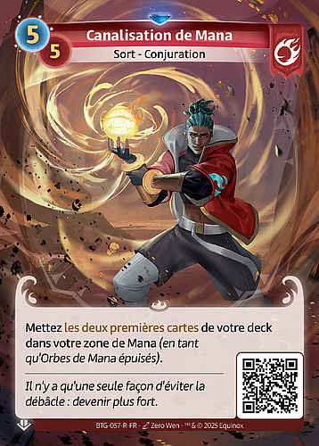 Canalisation de Mana