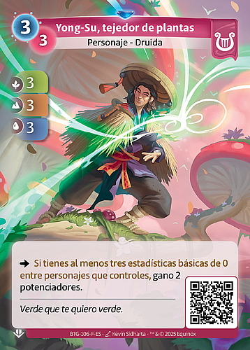 Yong-Su, tejedor de plantas