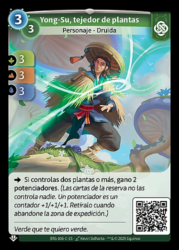 Yong-Su, tejedor de plantas