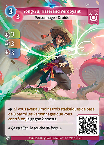 Yong-Su, Tisserand Verdoyant