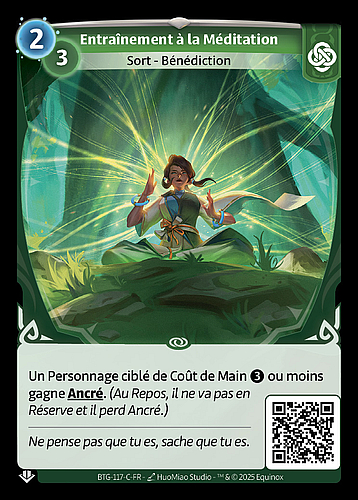 Entraînement à la Méditation