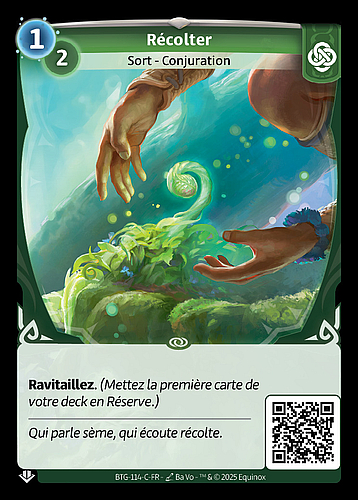 Récolter