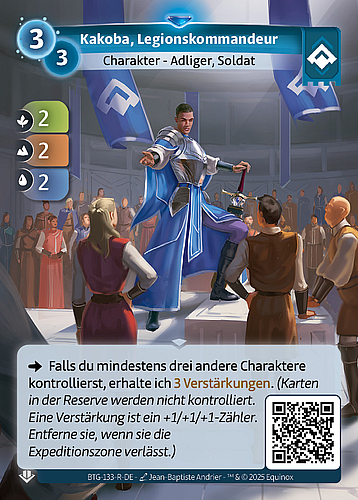 Kakoba, Legionskommandeur