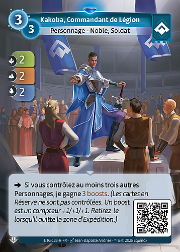 Kakoba, Commandant de Légion