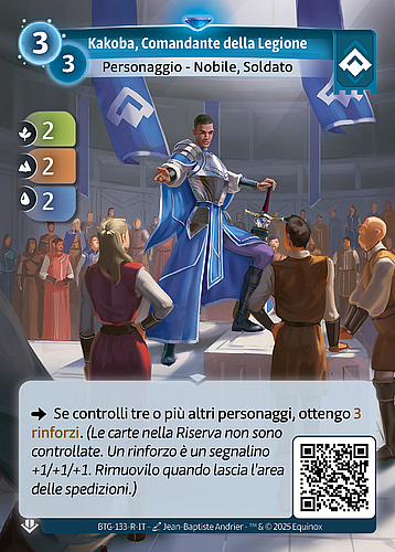 Kakoba, Comandante della Legione