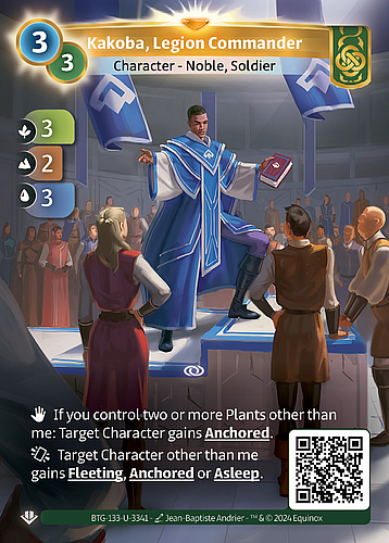 Kakoba, Legion Commander