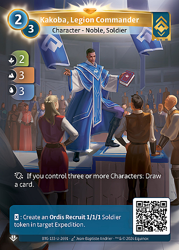 Kakoba, Legion Commander