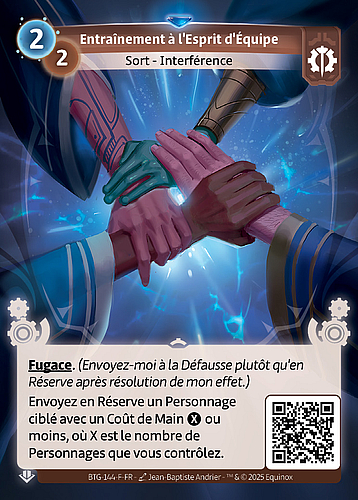 Entraînement à l'Esprit d'Équipe
