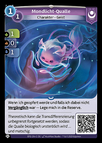 Mondlicht-Qualle
