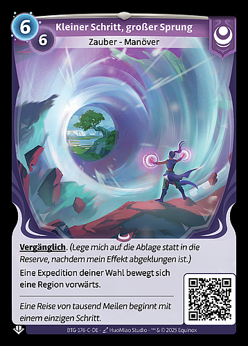Kleiner Schritt, großer Sprung