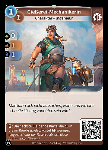 Gießerei-Mechanikerin