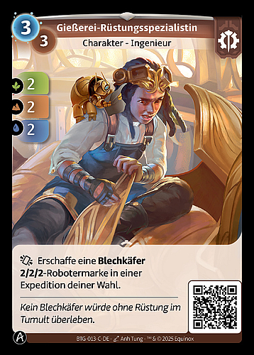 Gießerei-Rüstungsspezialistin