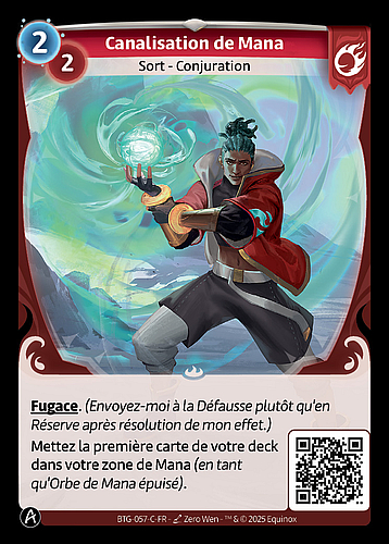 Canalisation de Mana
