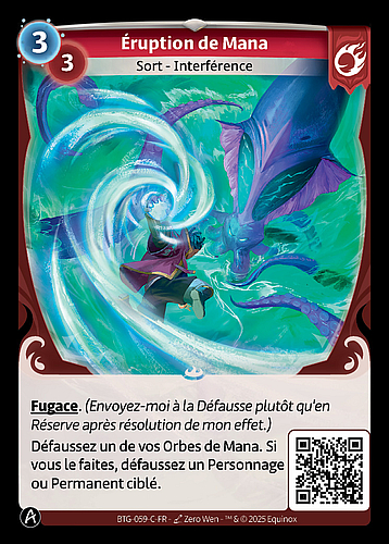 Éruption de Mana
