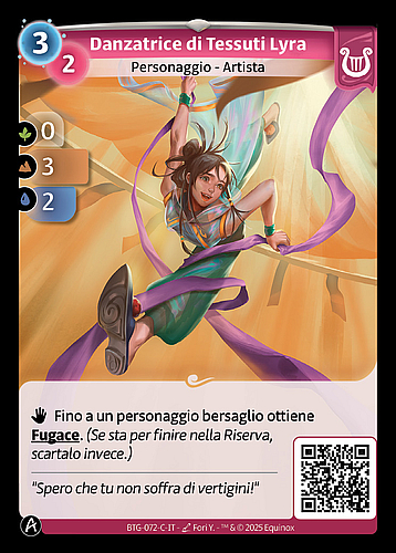 Danzatrice di Tessuti Lyra
