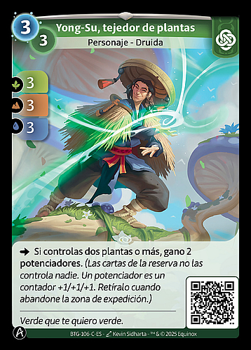 Yong-Su, tejedor de plantas