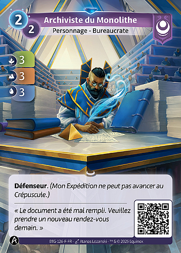 Archiviste du Monolithe