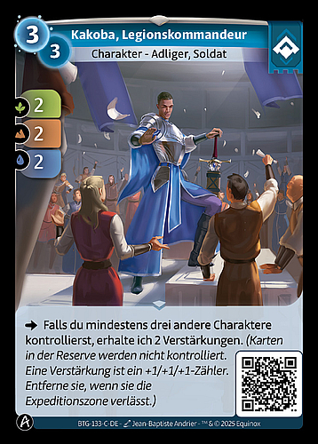 Kakoba, Legionskommandeur