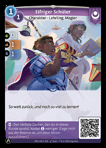 Eifriger Schüler
