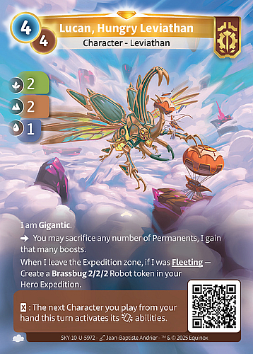 Lucan, Hungry Leviathan