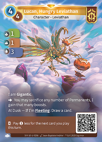 Lucan, Hungry Leviathan